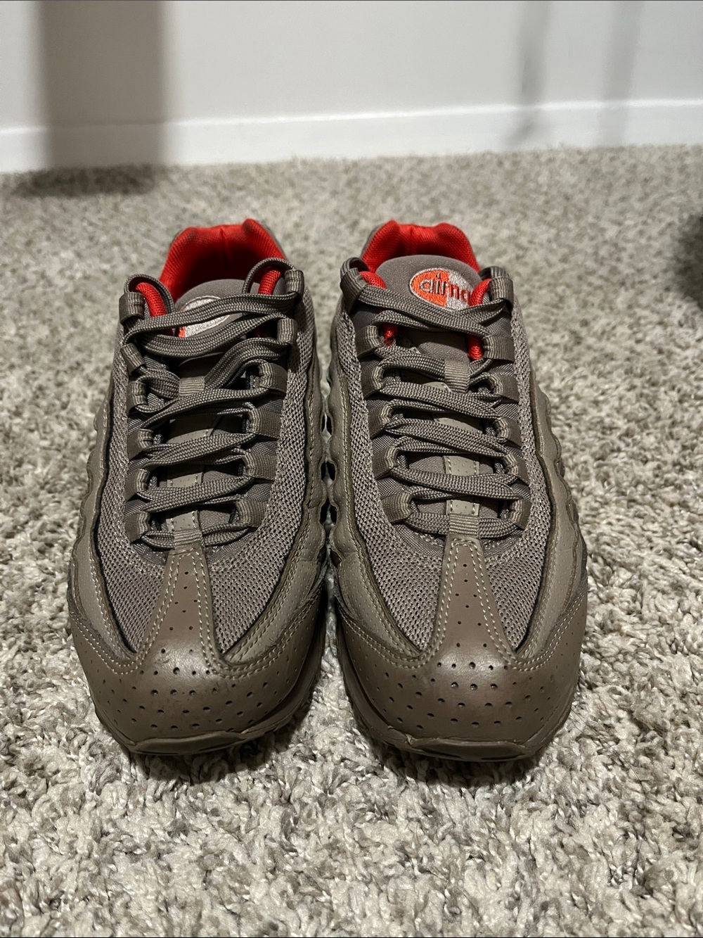 Nike Sneakers with Orange Lining